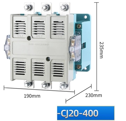 CJ20 400A high power contactor magnetic contactor for industrial control 3 poles ac Electrical Contactor Switch